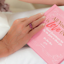 Load image into Gallery viewer, The Love Knot Ring - Yellow Gold & Ruby