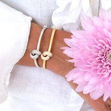 Load image into Gallery viewer, The Love Knot Bracelet - Pink Gold & Diamond
