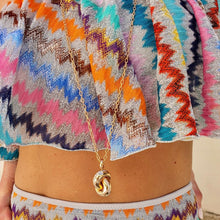 Load image into Gallery viewer, XL-Love Knot pendant – Pink Gold & Diamond