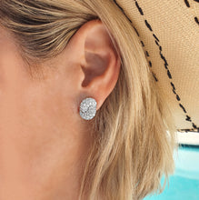 Load image into Gallery viewer, XL-Love Knot Earrings- White Gold & Diamond