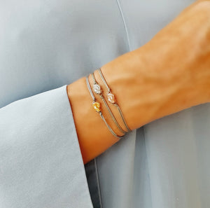 Mini Knot Bracelet in Pink Gold