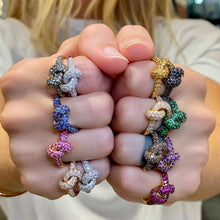 Load image into Gallery viewer, The Love Knot Ring - White Gold & Tsavorite