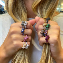 Load image into Gallery viewer, The Love Knot Ring - Yellow Gold & Diamond