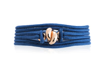 Load image into Gallery viewer, The Love Knot Bracelet - Pink Gold on Silk