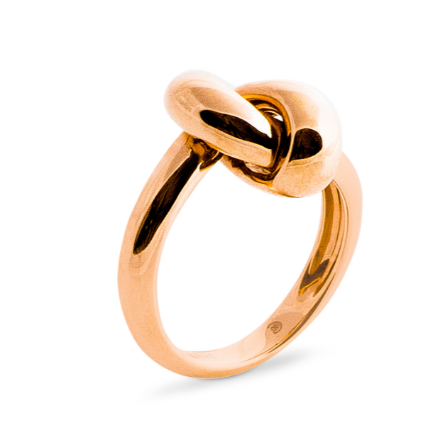 [STONE HENgE] 韓国☆14K Rose Gold☆Love Knot T1737 Ring The Love Knot Ring - Pink Gold – The Love Knot by Coralie