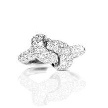 Load image into Gallery viewer, The Love Knot Ring - White Gold & Diamond