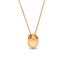 Load image into Gallery viewer, The Love Knot Gold and Diamond Pendant - Pink