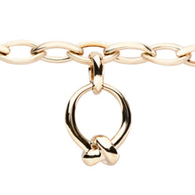 Load image into Gallery viewer, Plain Yellow Gold The Love Knot Charm